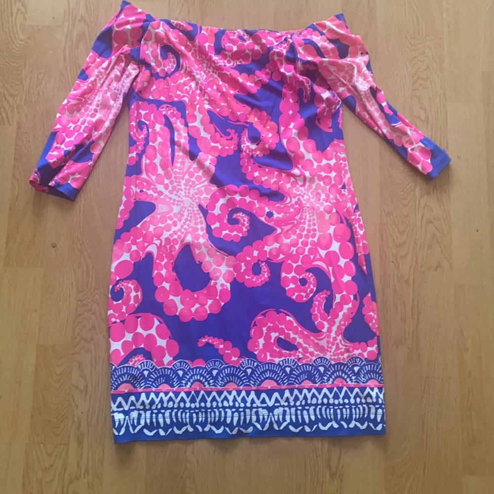 Brightly colored Lily Pulitzer dress